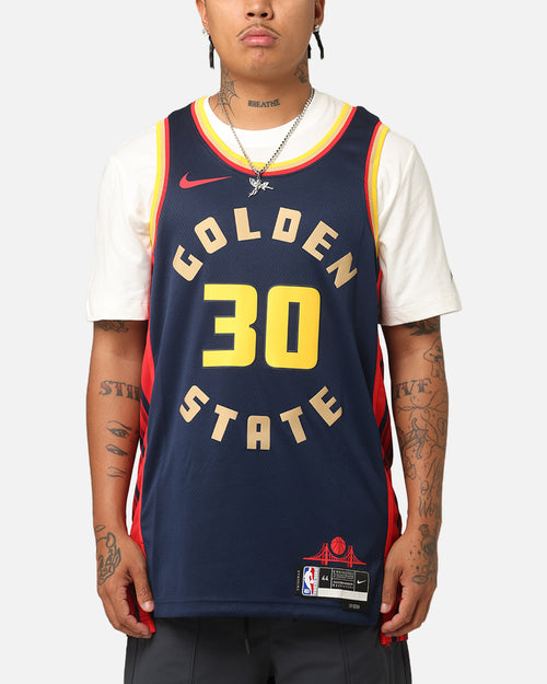 Nike Stephen Curry Golden State Warriors #30 City Edition 2024/25 Nike Dri-Fit NBA Swingman Jersey College Navy