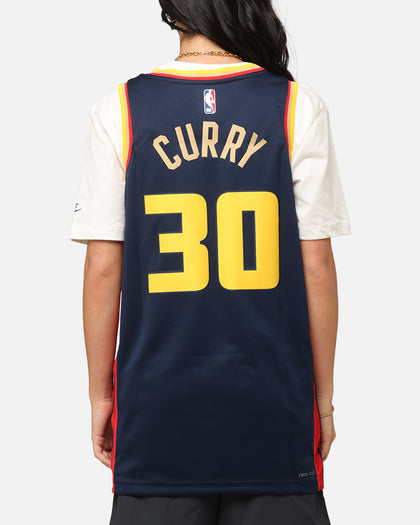 Nike Stephen Curry Golden State Warriors #30 City Edition 2024/25 Nike Dri-Fit NBA Swingman Jersey College Navy
