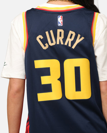 Nike Stephen Curry Golden State Warriors #30 City Edition 2024/25 Nike Dri-Fit NBA Swingman Jersey College Navy