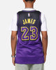 Nike Lebron James Los Angeles Lakers #23 City Edition 2024/25 Nike Dri-Fit NBA Swingman Jersey Field Purple