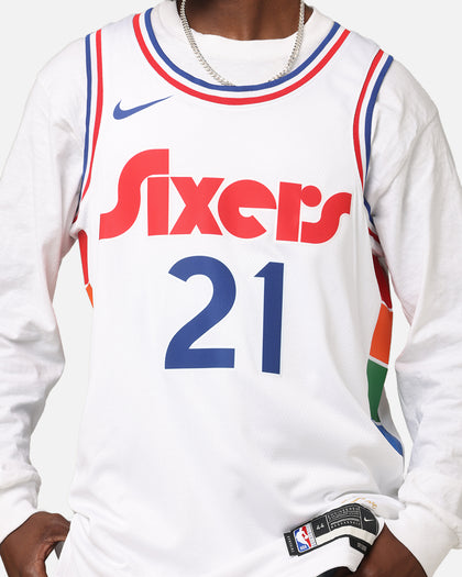 Nike Joel Embiid Philadelphia 76ers #21 City Edition 2024/25 Nike Dri-Fit NBA Swingman Jersey White