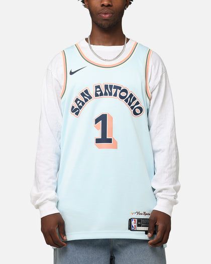 Nike Victor Wembanyama San Antonio Spurs #1 City Edition 2024/25 Nike Dri-Fit NBA Swingman Jersey Blue