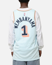 Nike Victor Wembanyama San Antonio Spurs #1 City Edition 2024/25 Nike Dri-Fit NBA Swingman Jersey Blue
