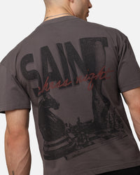 Saint Morta Chess Night T-Shirt Charcoal