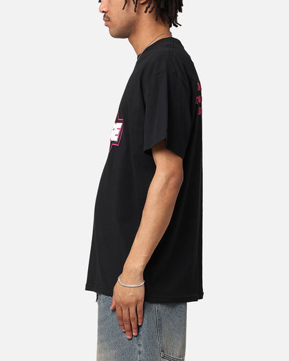 X-Large Slanted Store T-Shirt Solid Black