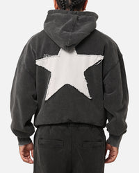 Loiter College Dropout Hoodie Washed Black