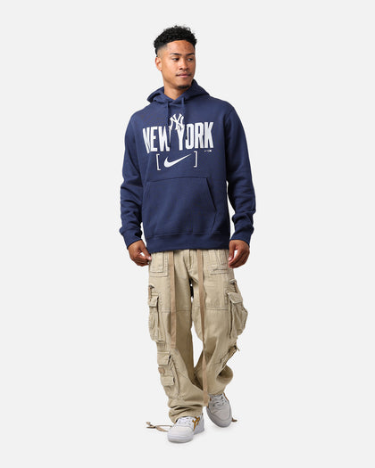 Nike New York Yankees Club Slack Hoodie Midnight Navy