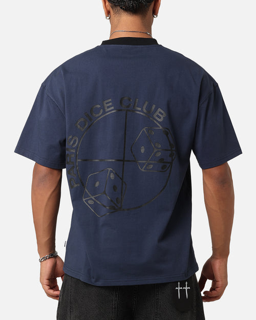 Carre Shootout Oversized Ringer T-Shirt Navy