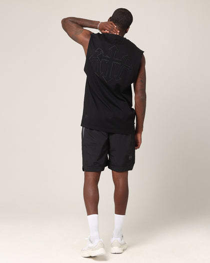 Saint Morta Sorrows Oversized Muscle T-Shirt Black