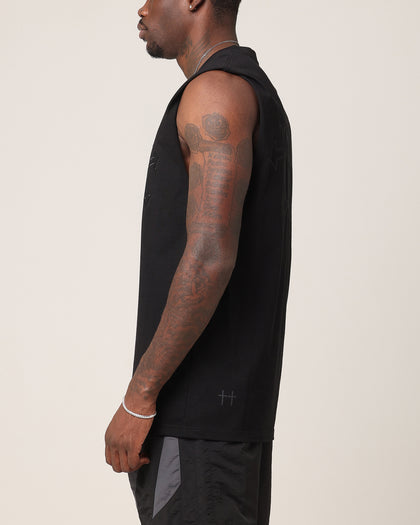 Saint Morta Sorrows Oversized Muscle T-Shirt Black