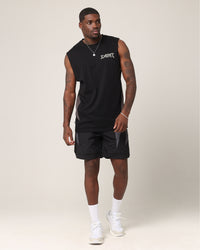 Saint Morta Rage Oversized Muscle T-Shirt Black/Grey
