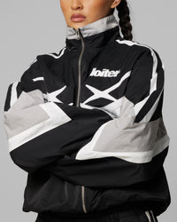 Loiter Hybrid Track Jacket Black/Grey