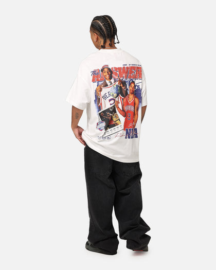 Mitchell & Ness Philadelphia 76ers Allen Iverson Rookie Season T-Shirt Vintage White