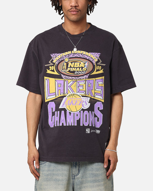 Mitchell & Ness Los Angeles Lakers Road to Finals T-Shirt Overdyed Black
