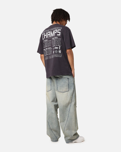 Mitchell & Ness Los Angeles Lakers Road to Finals T-Shirt Overdyed Black