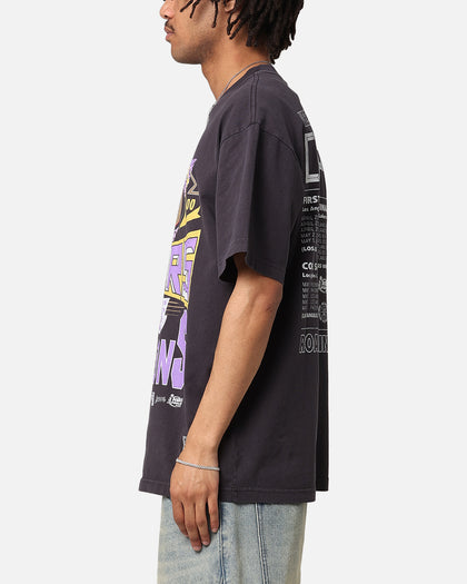 Mitchell & Ness Los Angeles Lakers Road to Finals T-Shirt Overdyed Black