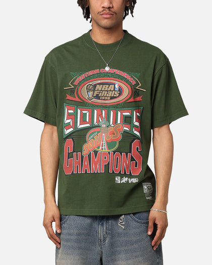 Mitchell & Ness Seattle Sonics Road To Finals T-Shirt Green