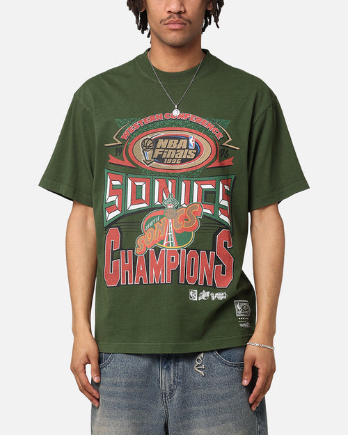 Mitchell & Ness Seattle Sonics Road To Finals T-Shirt Green