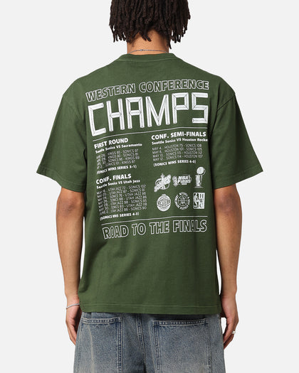 Mitchell & Ness Seattle Sonics Road To Finals T-Shirt Green