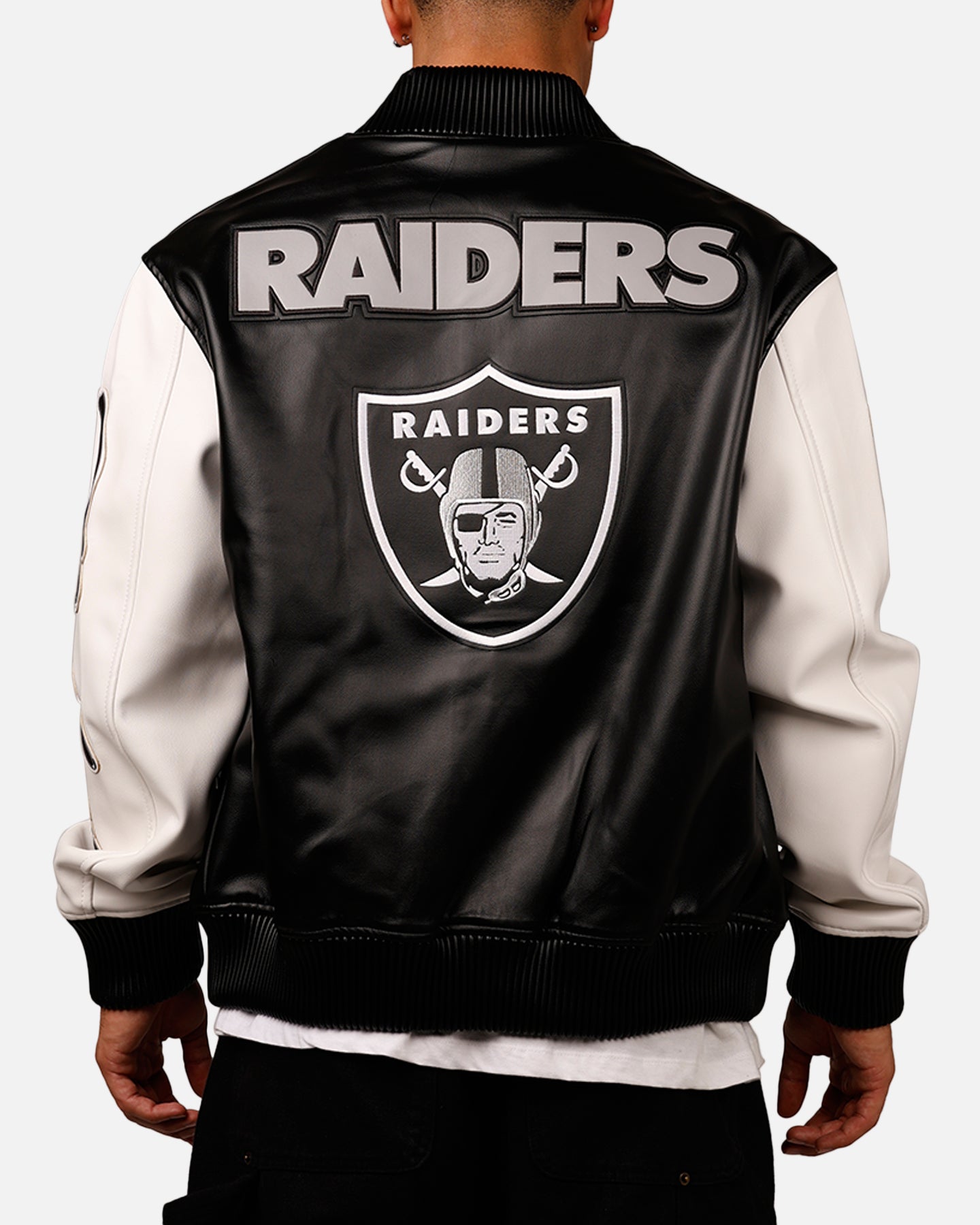 Pro Standard Las Vegas Raiders Varsity Jacket Black | Culture Kings NZ