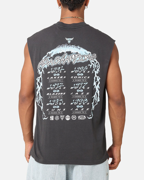 Mitchell & Ness Chicago Bulls Electric Muscle T-Shirt Faded Black