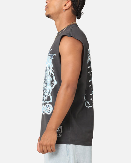 Mitchell & Ness Chicago Bulls Electric Muscle T-Shirt Faded Black