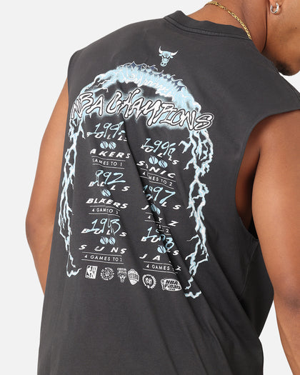 Mitchell & Ness Chicago Bulls Electric Muscle T-Shirt Faded Black