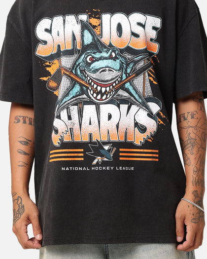 Culture Kings San Jose Sharks Shark Attack Heavy T-Shirt Vintage Black