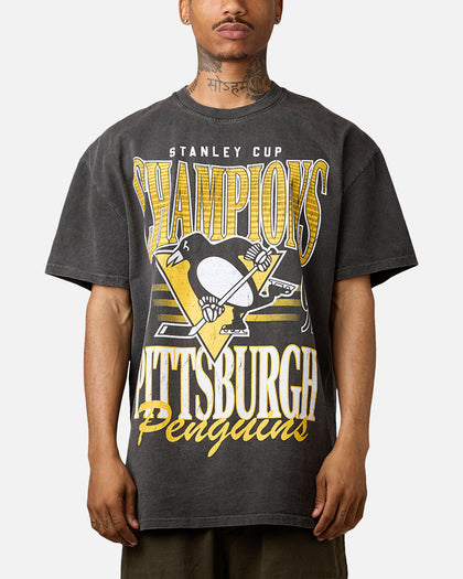 Culture Kings Pittsburgh Penguins 1991 Champ Heavyweight T-Shirt Black Wash
