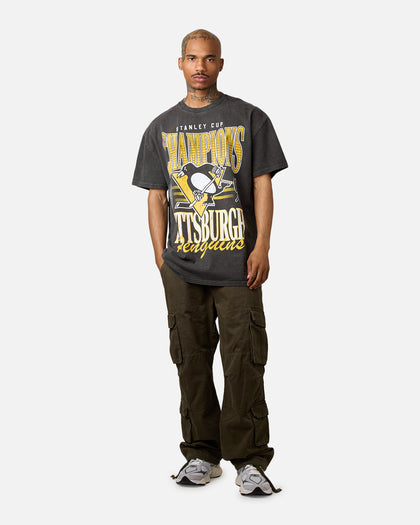 Culture Kings Pittsburgh Penguins 1991 Champ Heavyweight T-Shirt Black Wash