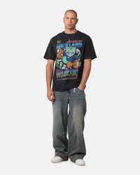 Mitchell & Ness New Zealand Warriors Ball Busting T-Shirt Overdyed Black