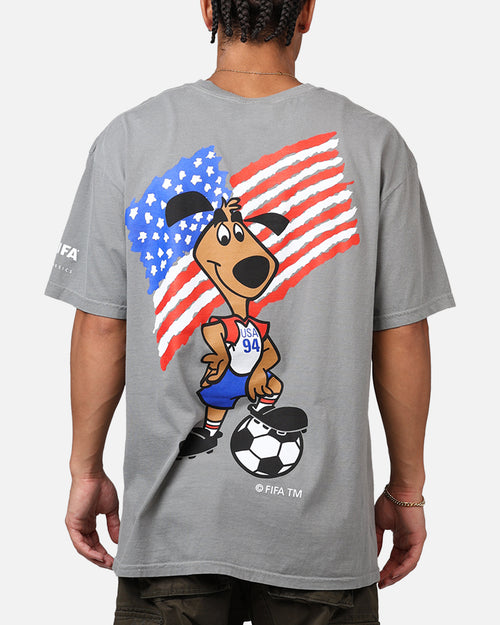 Fifa FIFA 1994 Mascot T-Shirt Washed Grey