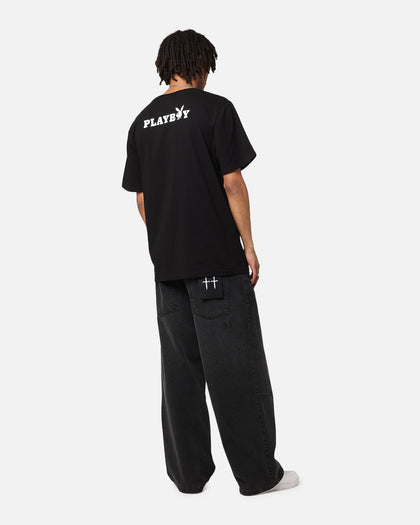 Playboy Logo Bunny O T-Shirt Black