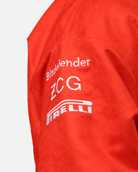 Puma X Scuderia Ferrari Full Zip Varsity Jacket Red