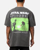 Star Wars Qui Gon Jinn Heavyweight T-Shirt Black Wash