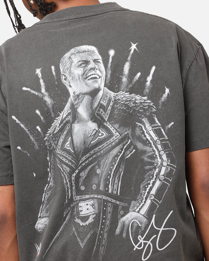 Culture Kings X WWE Cody Rhodes Heavy T-Shirt Black Wash