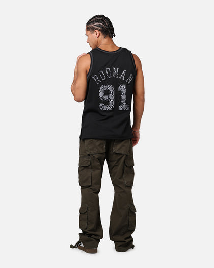 Mitchell & Ness Chicago Bulls Dennis Rodman '96-97 Leather Elegance Swing Jersey Black