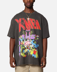 Marvel X-Men The X-Men Heavy T-Shirt Vintage Black Wash