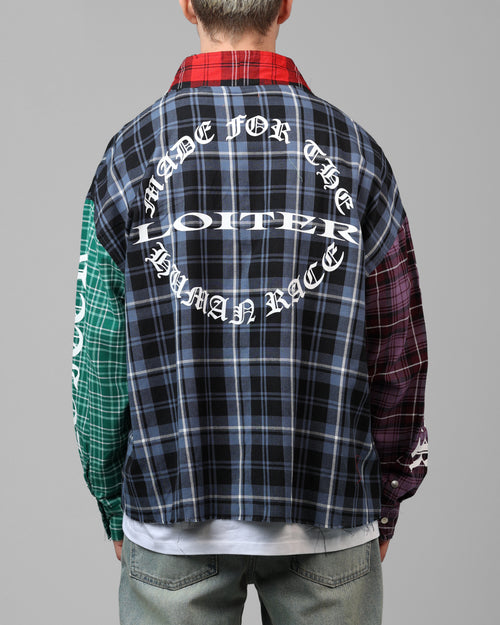 Loiter Kimono Flannel Multi