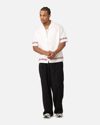 Carre Rose Bowl Button Up Shirt Off White