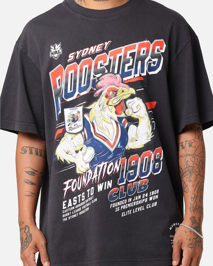 Mitchell & Ness Sydney Roosters 1998 Season T-Shirt Faded Black