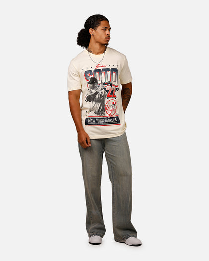 New Era New York Yankees Juan Soto T-Shirt Off White