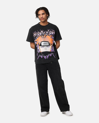 Goat Crew X Naruto Six Paths Of Pain Heavy T-Shirt Vintage Black