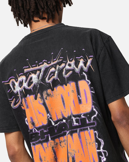 Goat Crew X Naruto Six Paths Of Pain Heavy T-Shirt Vintage Black