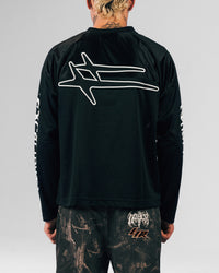 Loiter Long Sleeve Training Jersey Black