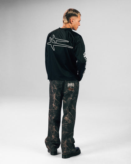 Loiter Long Sleeve Training Jersey Black