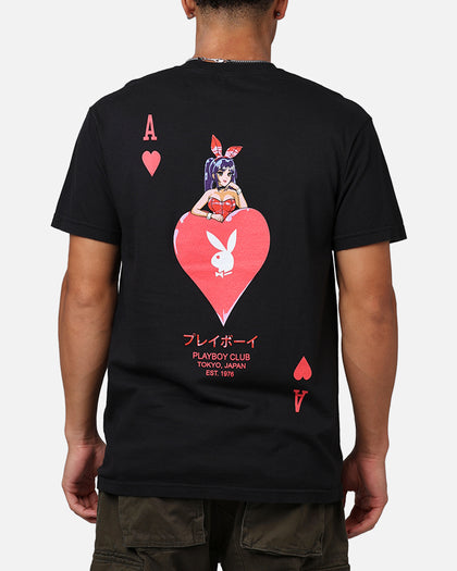 Playboy Ace Of Hearts T-Shirt Black/Red