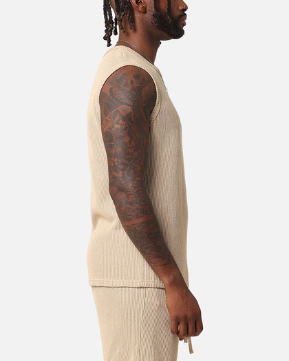 XXIII Broad Knit Singlet Tan