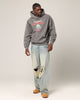 Loiter Human Condition Hoodie Washed Charcoal