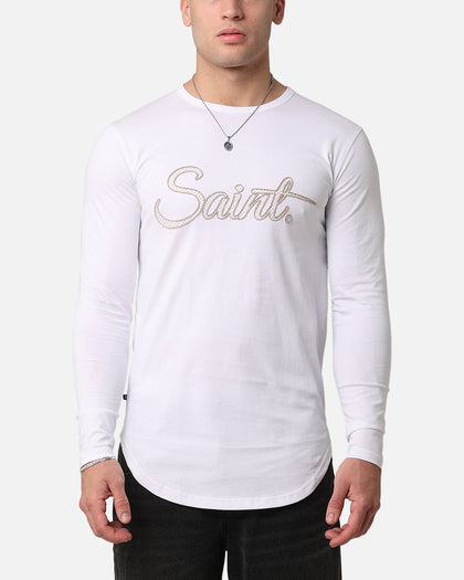 Saint Morta El Duplo Scribere Long Sleeve T-Shirt White